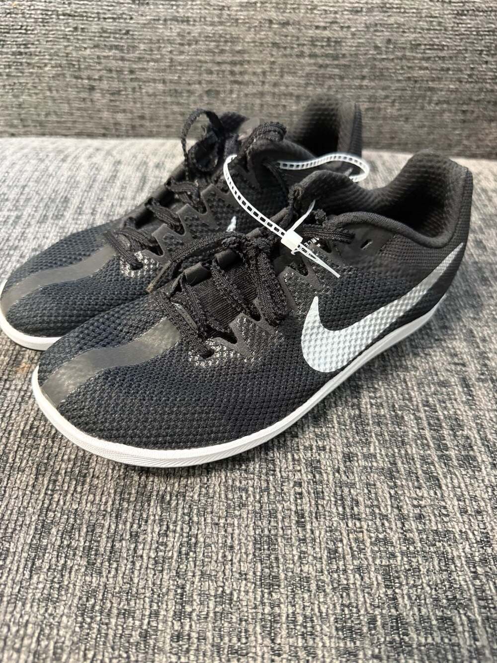 Nike Zoom Rival Distance Track&Field Spikes DC8725-001 Black/Silver Men's Sz 5.5